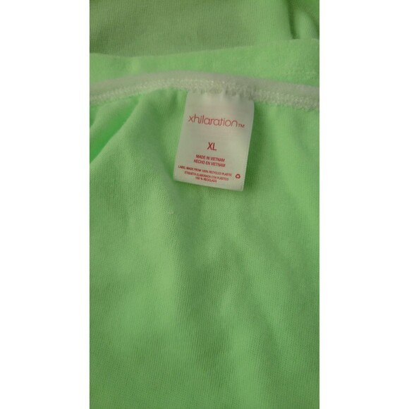 Terry Halter Cover Up Dress - Lime Green Sz XL - Picture 4 of 6